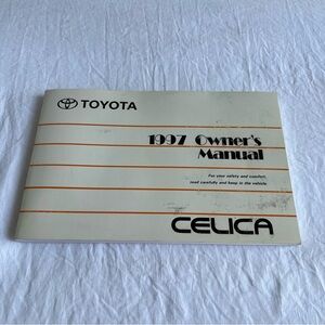 1997 Toyota Celica Owner’s Manual EUC Printed In Japan